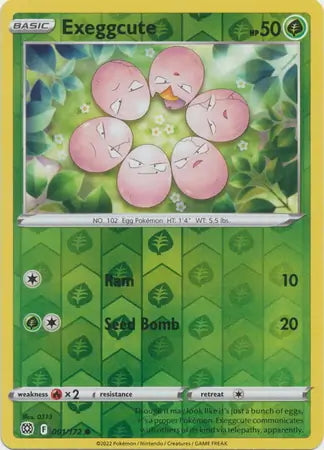 Brilliant Stars Exeggcute #1/172 reverse holo